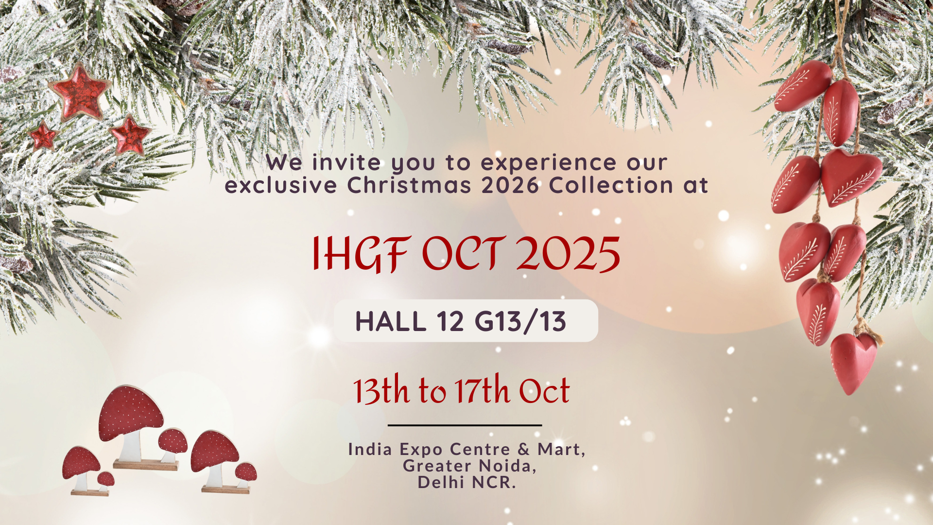 we invite you to experience our exclusive christmas 2026 collection at